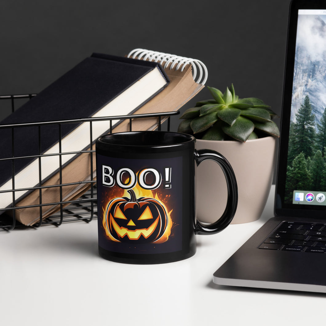 BOO! Scary, huh? Perfectly balanced, old school Halloween Pumpkin mug!