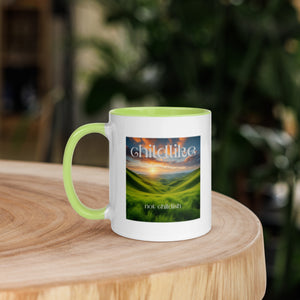 Childlike, not Childish! Words to live by! Great coffee mug with Color Inside