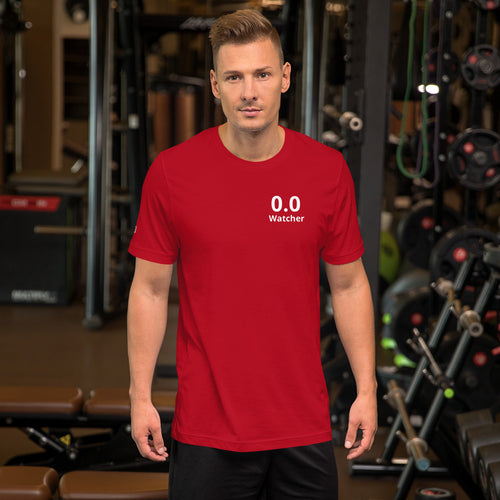 0.0 Proud! Show everyone your commitment to running! Extra logo on right sleeve! Unisex T-Shirt