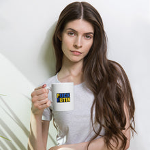 Load image into Gallery viewer, Say it every morning! White glossy mug